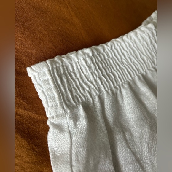 Reformation White Linen Shorts - Picture 7 of 8